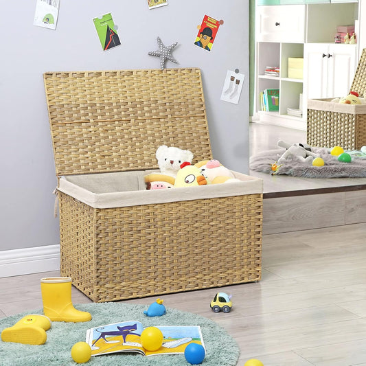 SONGMICS Storage Basket with Lid