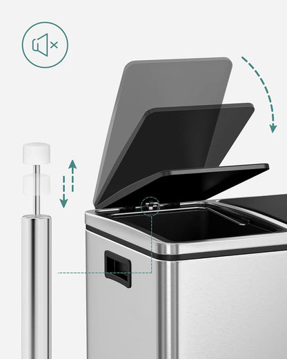 SONGMICS Trash Can