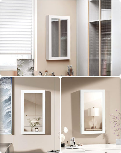 SONGMICS Wall-Mounted Jewellery Cabinet