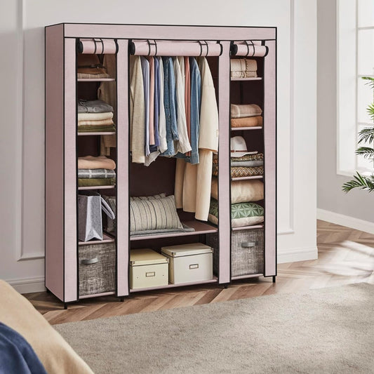 SONGMICS Wardrobe, Fabric Cabinet