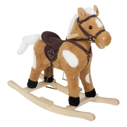 WOLTU Rocking Horse Rocking Animal Baby Toy with Animal Sounds and Handles
