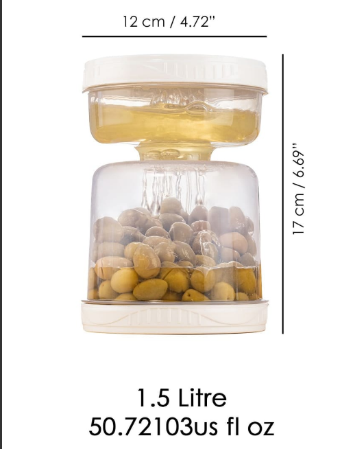 Pickle and Olives Jar Container