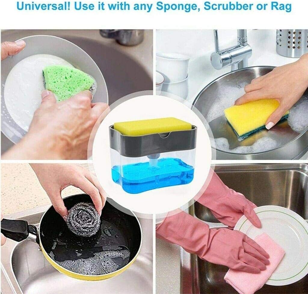 2 in 1 Soap Dispenser
