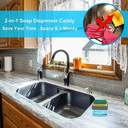 2 in 1 Soap Dispenser