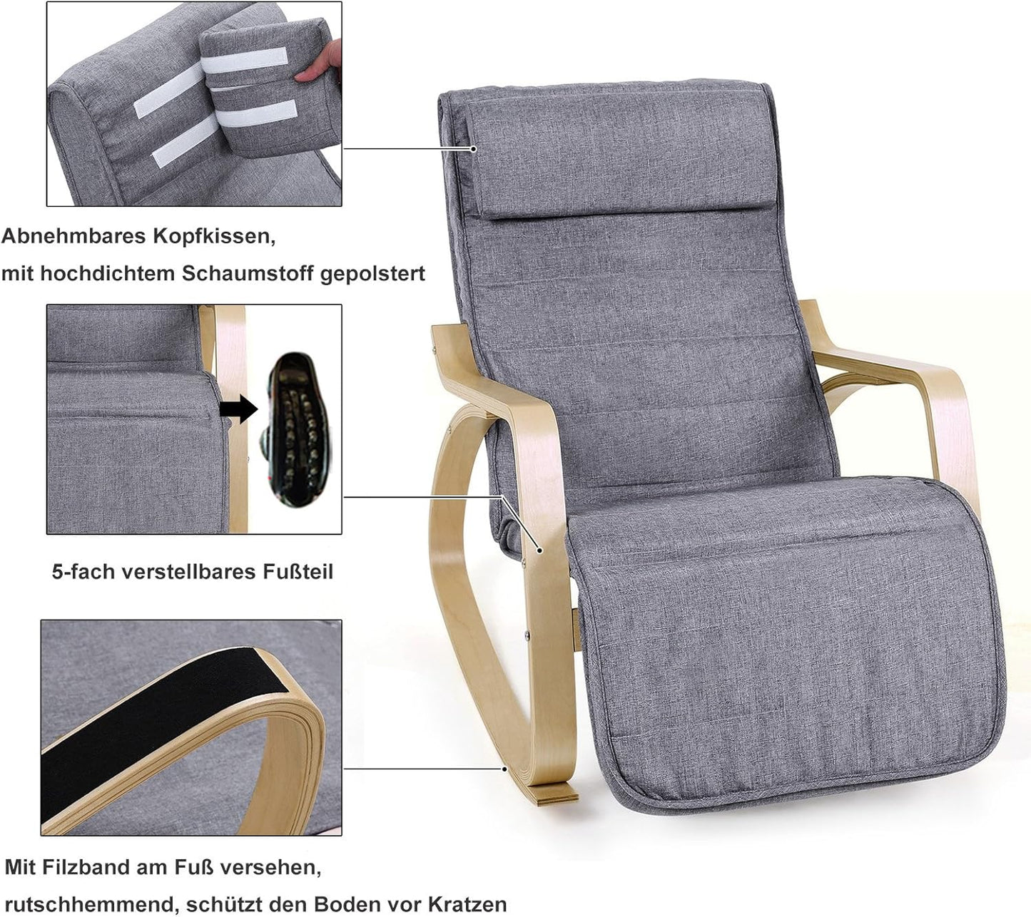 Songmics Armchair, Rocking Chair