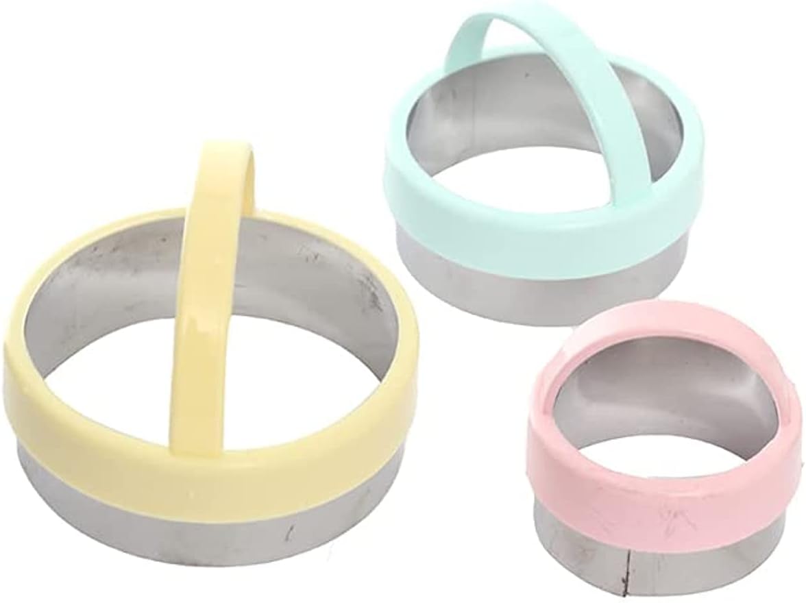 Sun Plast Circle Dough Cutter Set Of 3 Pieces
