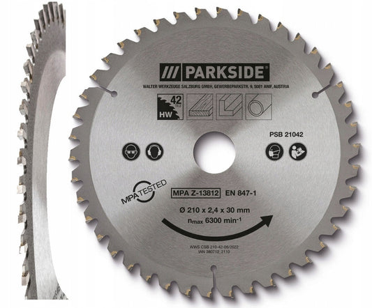 Parkside 210mm 42T TCT Circular Saw Blade