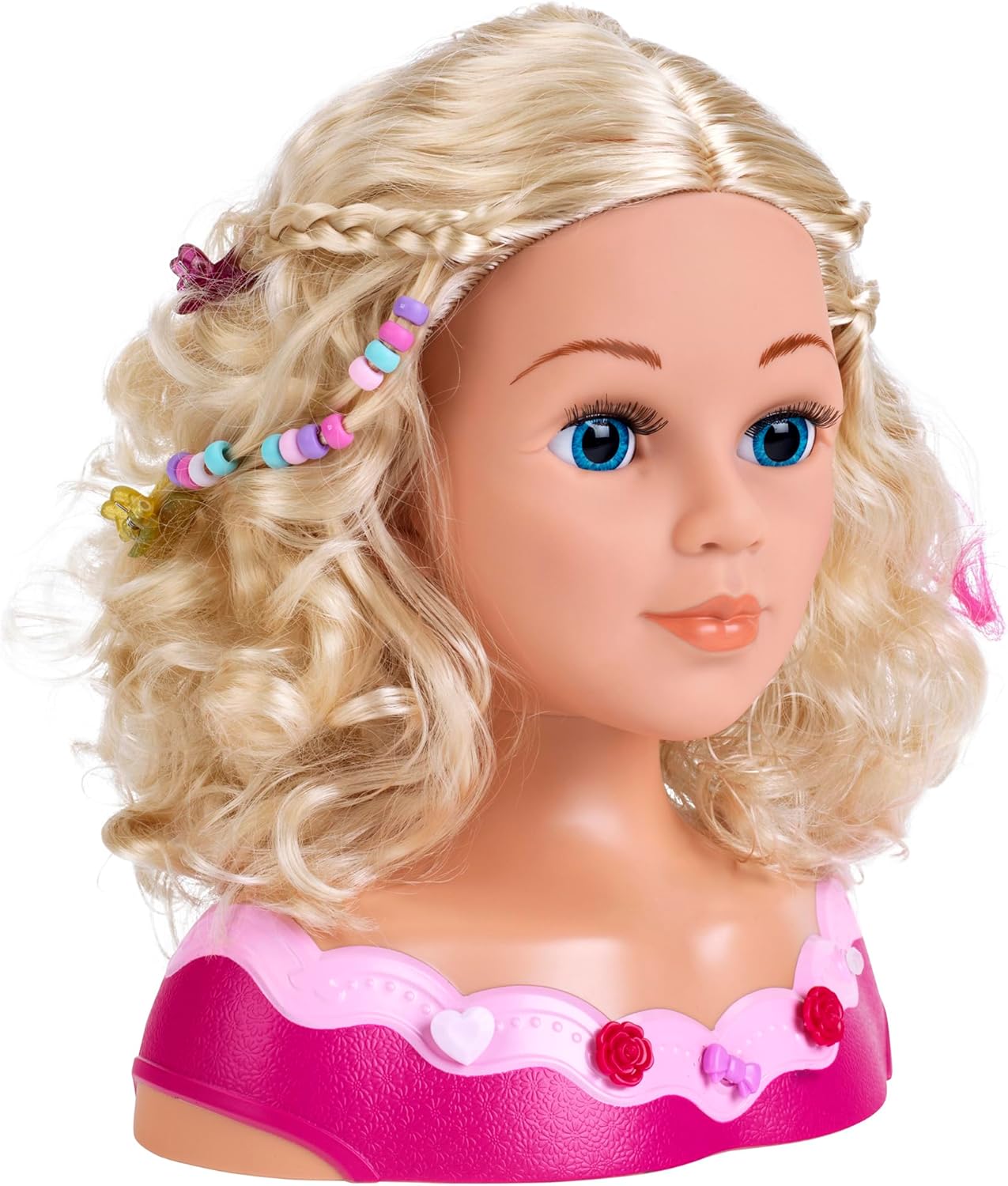 Princess Coralie Make up and hairstyling head