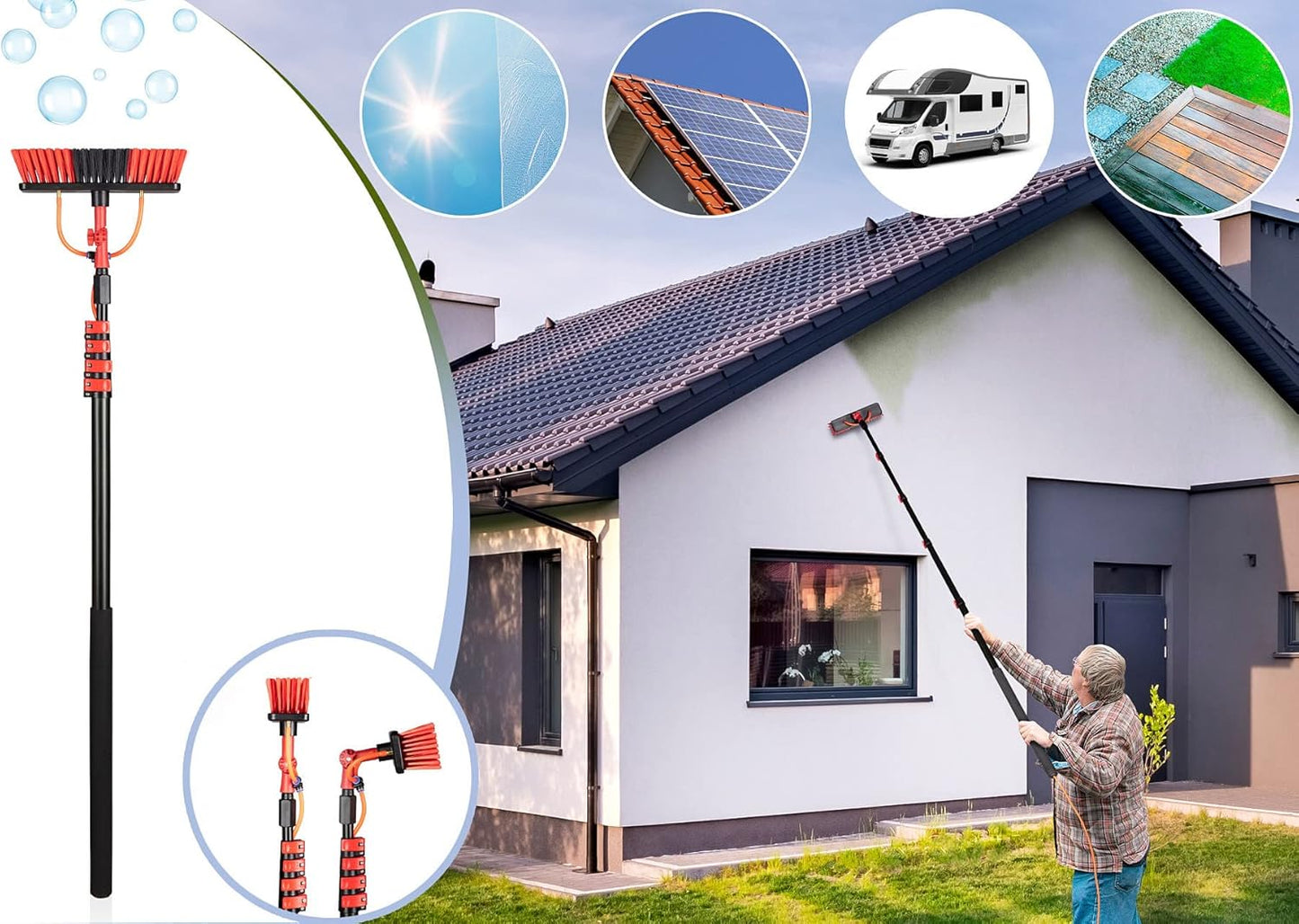 UMUZI CLEANING Telescopic Washing Brush