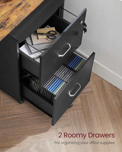 VASAGLE 2-Drawer File Cabinet