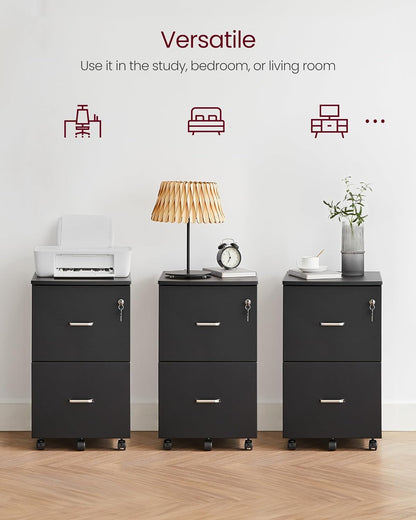 VASAGLE 2-Drawer File Cabinet