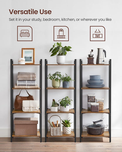 VASAGLE 4-Tier Bookshelf