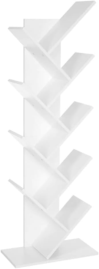 VASAGLE 9 Tier Bookcase Shelf