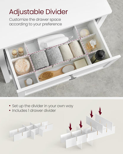 VASAGLE Bathroom Cabinet UBBC545W02