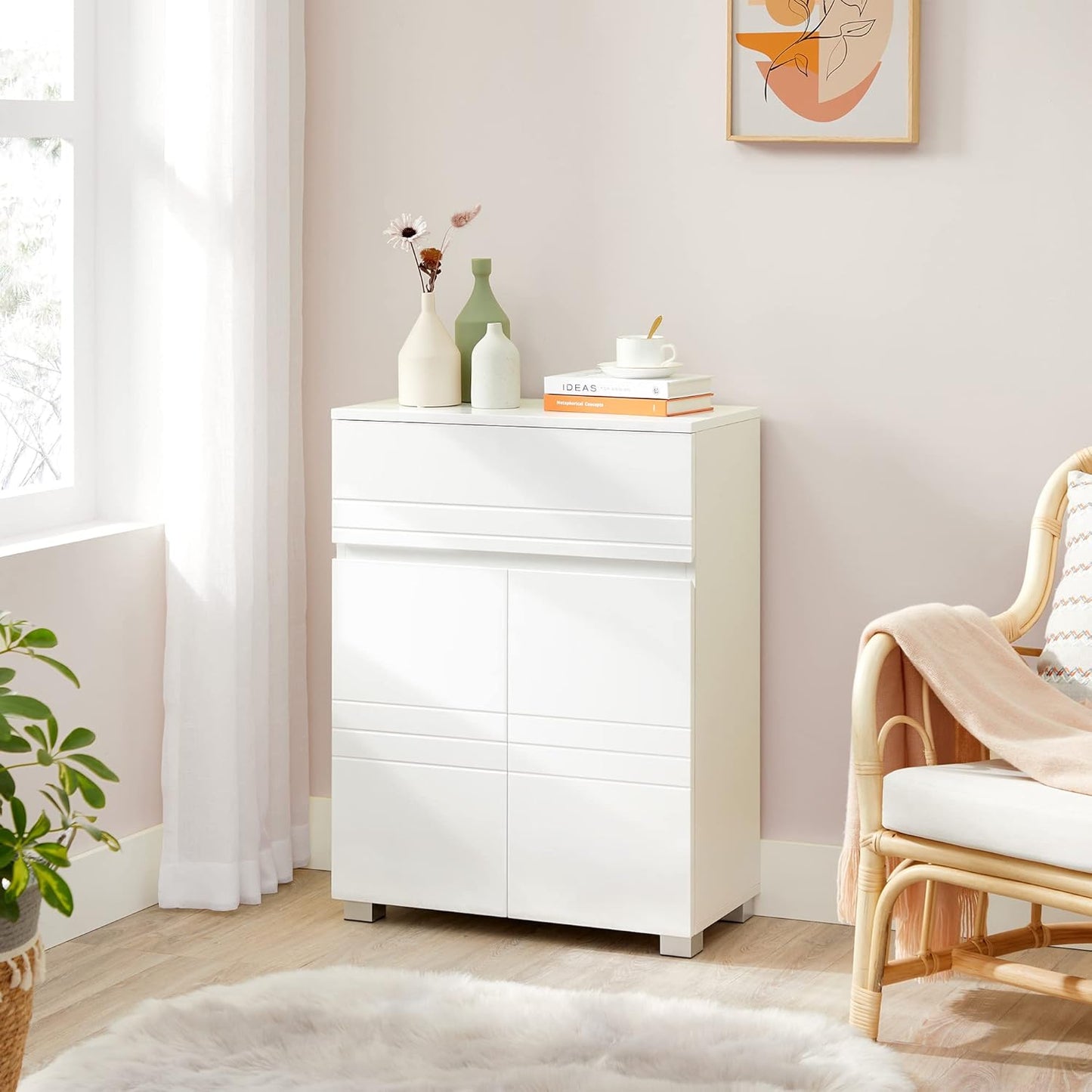 VASAGLE Bathroom Cabinet BBK140W01