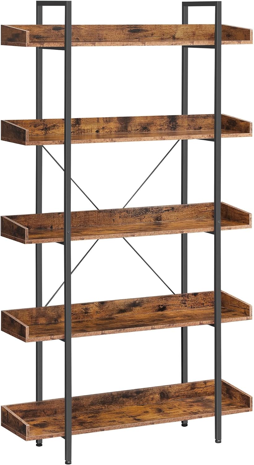 VASAGLE Bookcase, 5-Tier