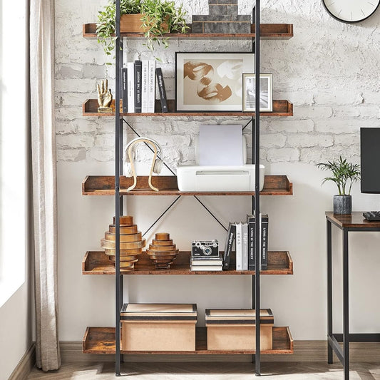 VASAGLE Bookcase, 5-Tier