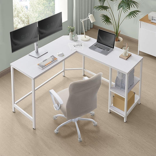 VASAGLE White Computer Desk