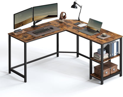 VASAGLE Rustic Brown Computer Desk
