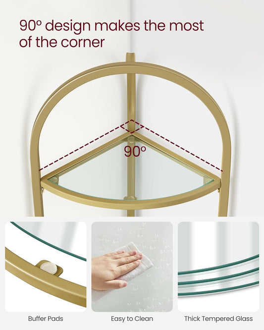 VASAGLE Corner Shelf Stand