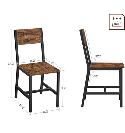 VASAGLE Dining Chair Set of 2