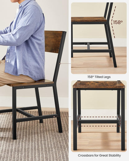 VASAGLE Dining Chair Set of 2