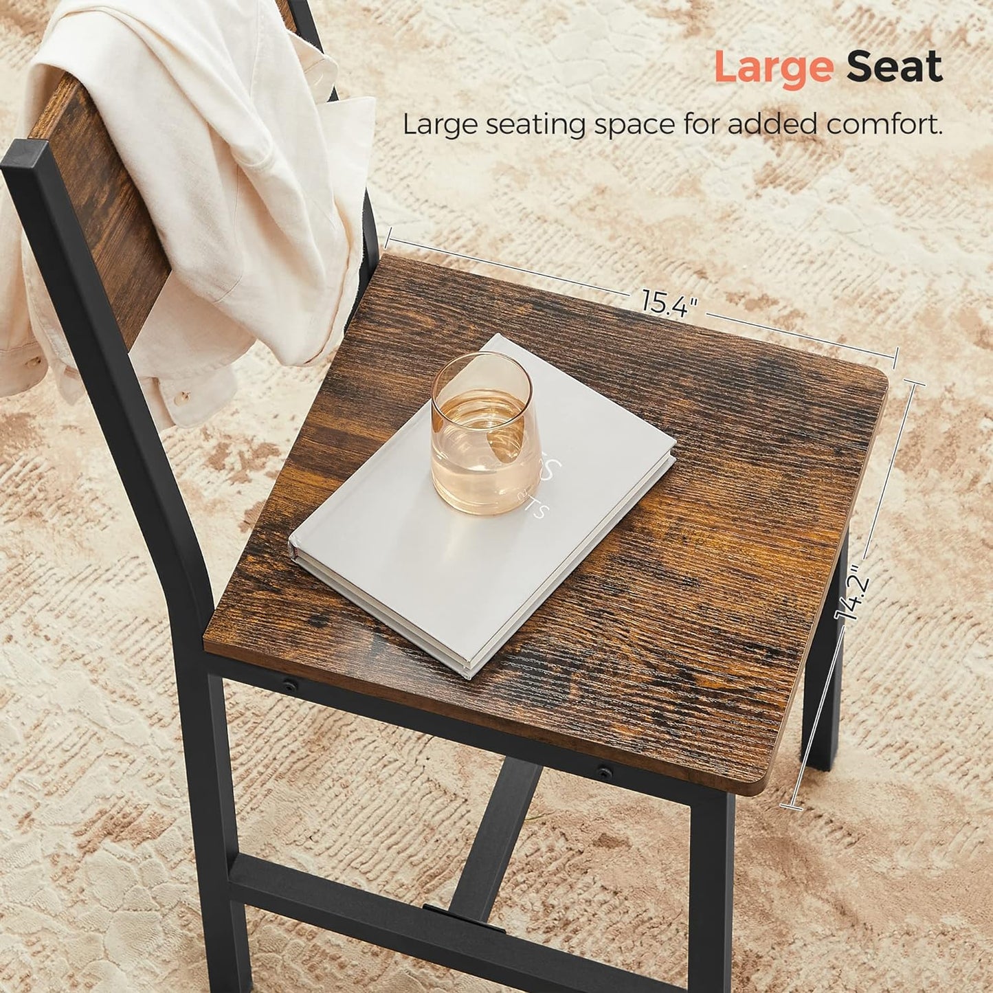 VASAGLE Dining Chair Set of 2