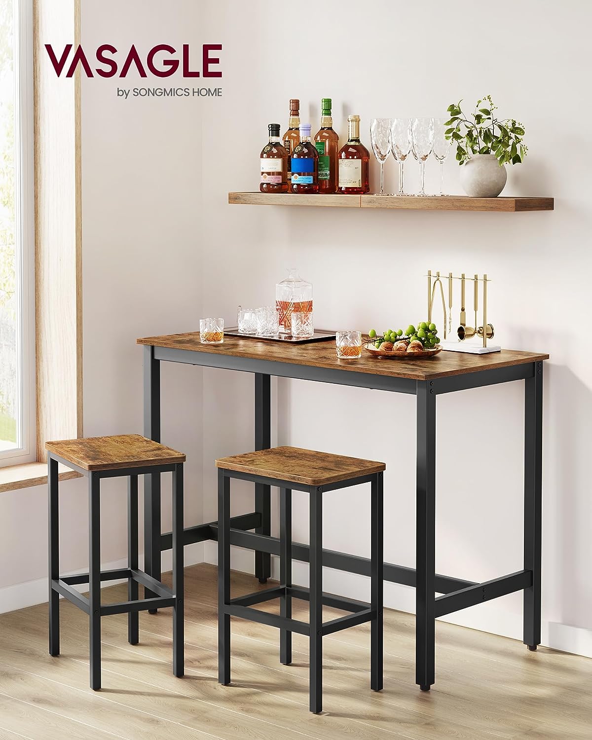 VASAGLE Dining Table Set