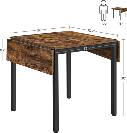 VASAGLE Folding Dining Table