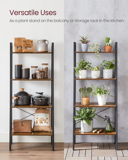 VASAGLE Ladder Shelf, 4-Tier