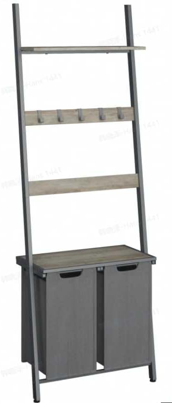 VASAGLE 2 Laundry Hamper with Blanket Ladder