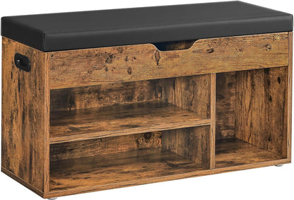 VASAGLE Shoe Bench with Cushion