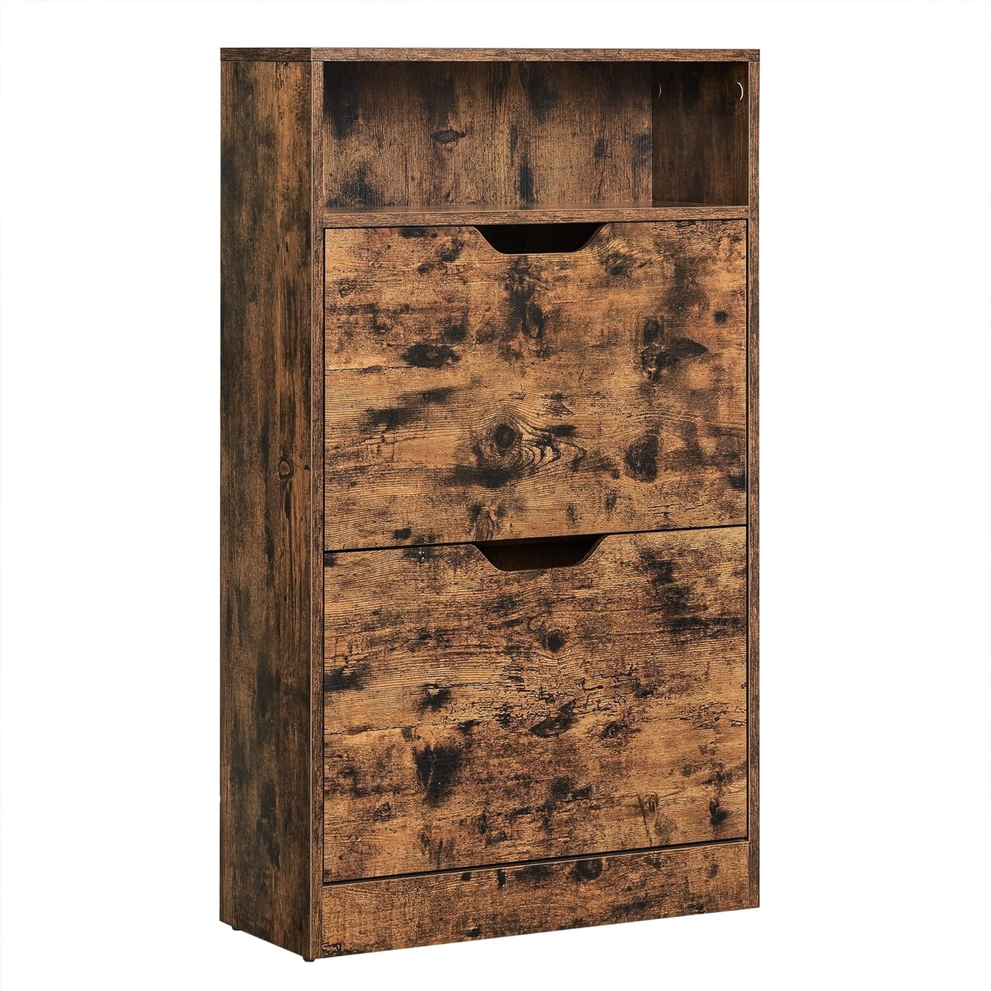 VASAGLE Shoe Cabinet 2 Flip Doors
