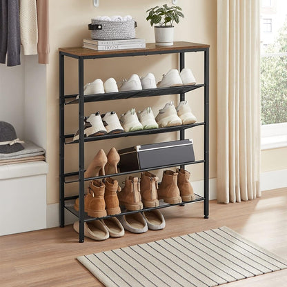 VASAGLE Shoe Rack 5 Tier