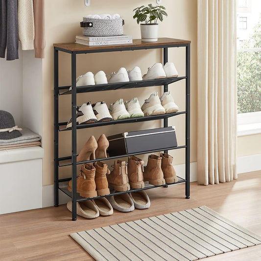 VASAGLE Shoe Rack 5 Tier