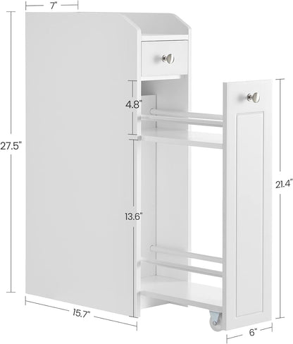 VASAGLE Small Bathroom Storage Cabinet