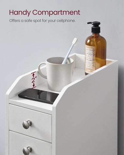 VASAGLE Small Bathroom Storage Cabinet