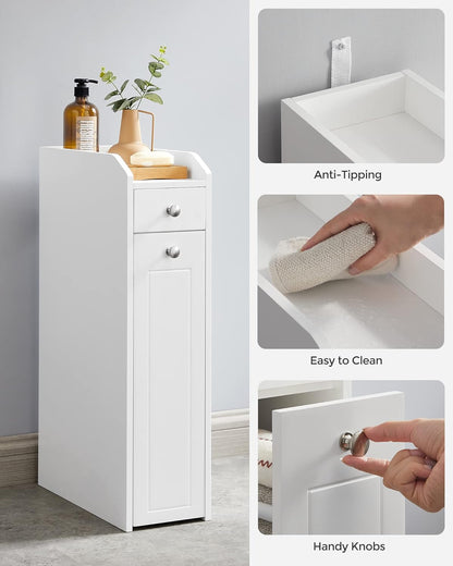 VASAGLE Small Bathroom Storage Cabinet