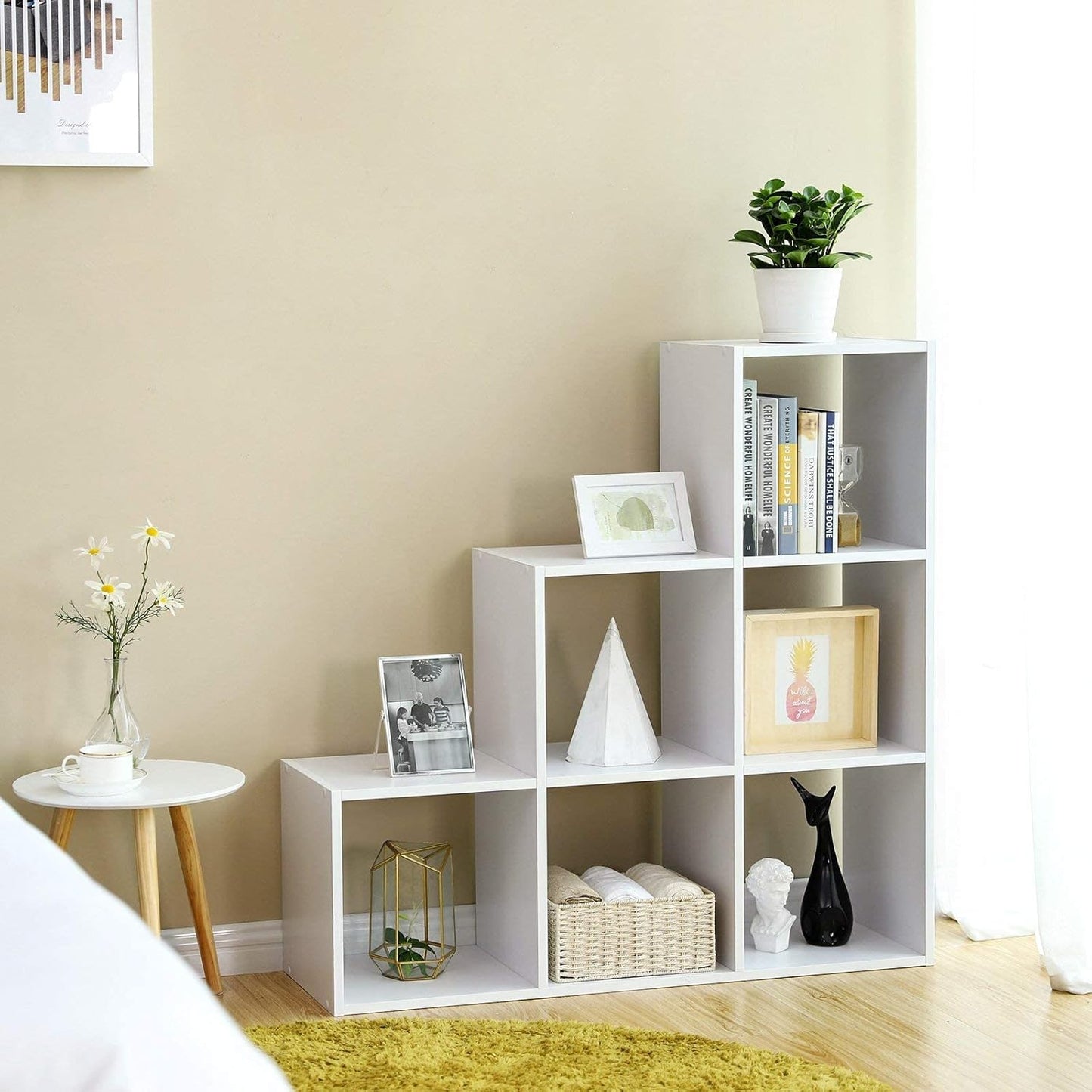 VASAGLE Stair Shelf