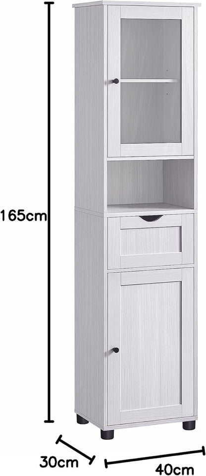 VASAGLE Tall Bathroom Cabinet Free Standing