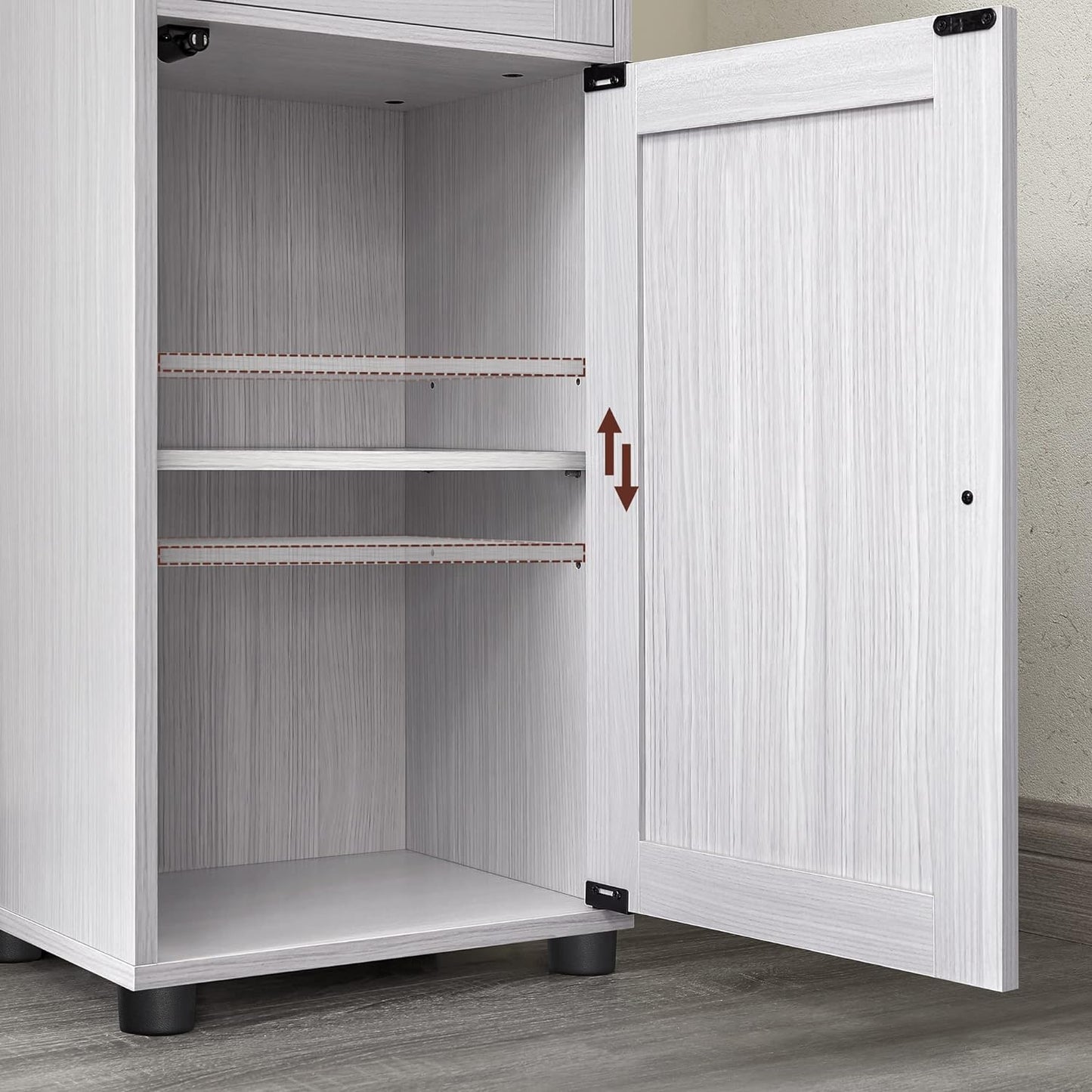 VASAGLE Tall Bathroom Cabinet Free Standing