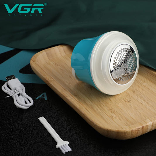 VGR Portable USB Rechargeable Lint Remover