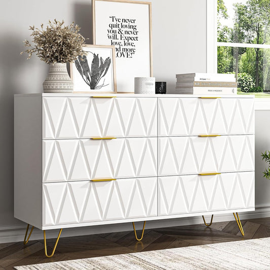 6 Drawer Dresser for Bedroom