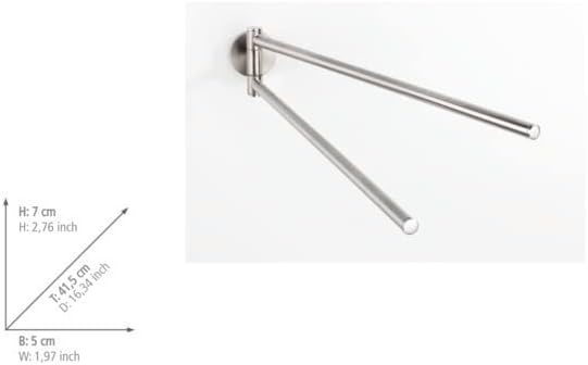 WENKO Cuba Matt Towel Rail