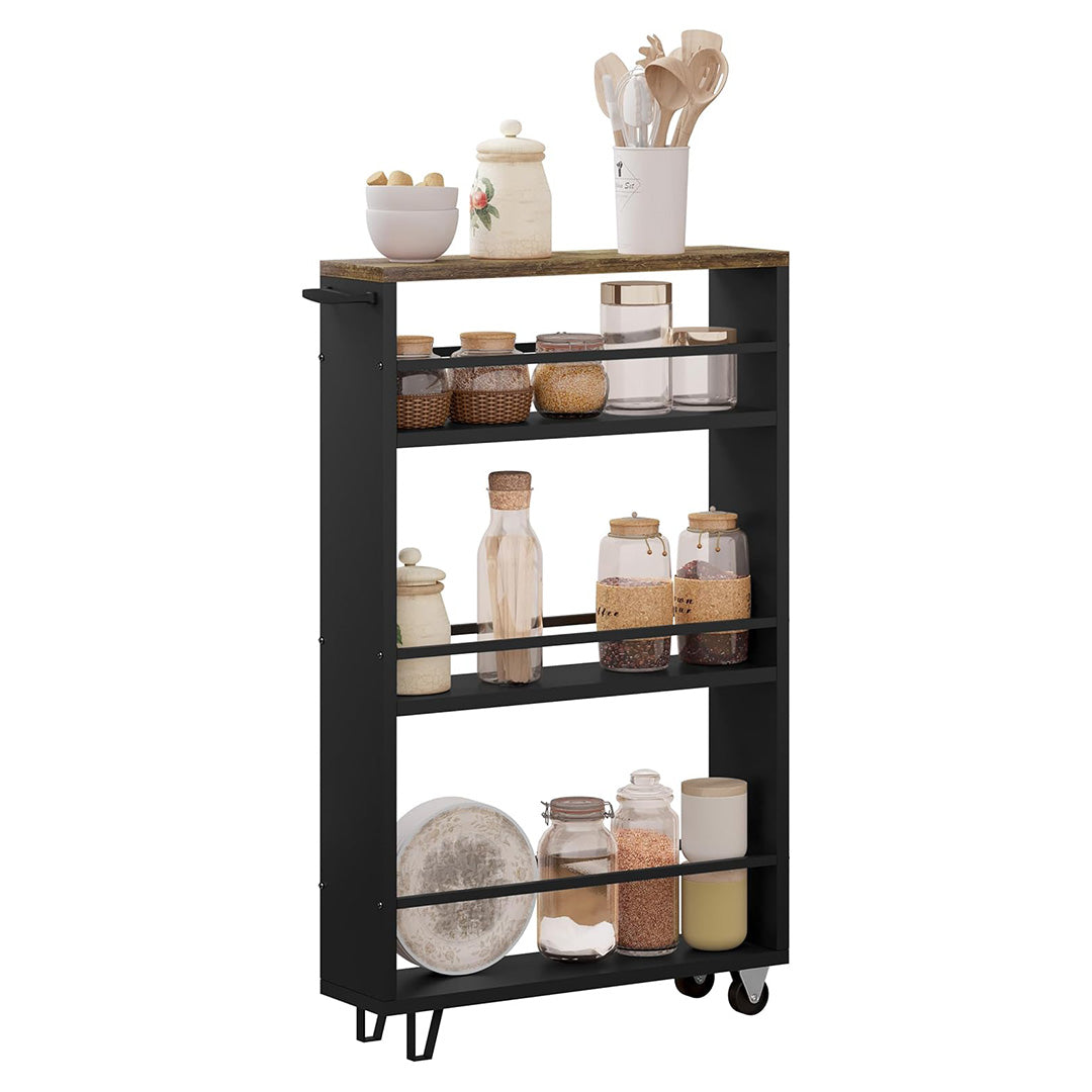 WOLTU Kitchen Trolley with 3 Levels