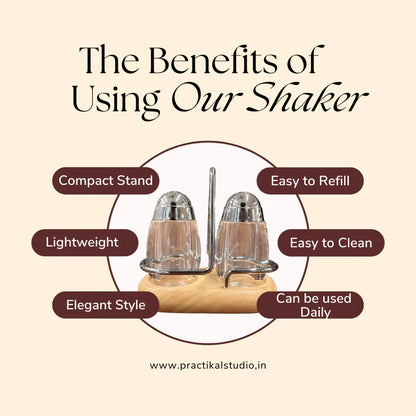 Woody Salt and Pepper Set