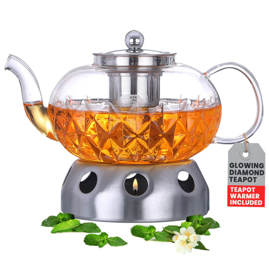 Glass Tea Pot With Removable Infuser