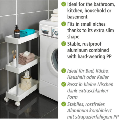 Wenko Mino, Serving, Bathroom, Household Trolley