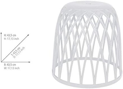 Wenko Omio Bathroom basket Stool