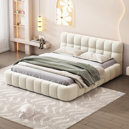 Bed with Soft Backrest